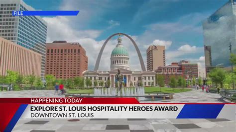 Explore St. Louis Hospitality Award announcement today
